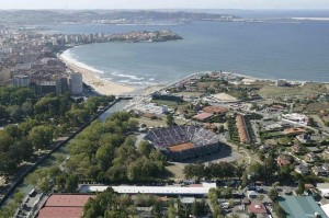 Panoramica de Gijon sede de Copa Davis