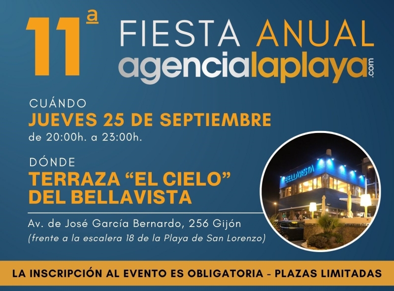 11ª FIESTA ANUAL AGENCIA LA PLAYA